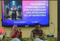Cegah Narkoba Sejak Dini, Polsek Bagan Sinembah Gelar Penyuluhan di SMAN 5
